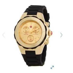 Michele Tahitian Jelly Bean Silicone strap watch